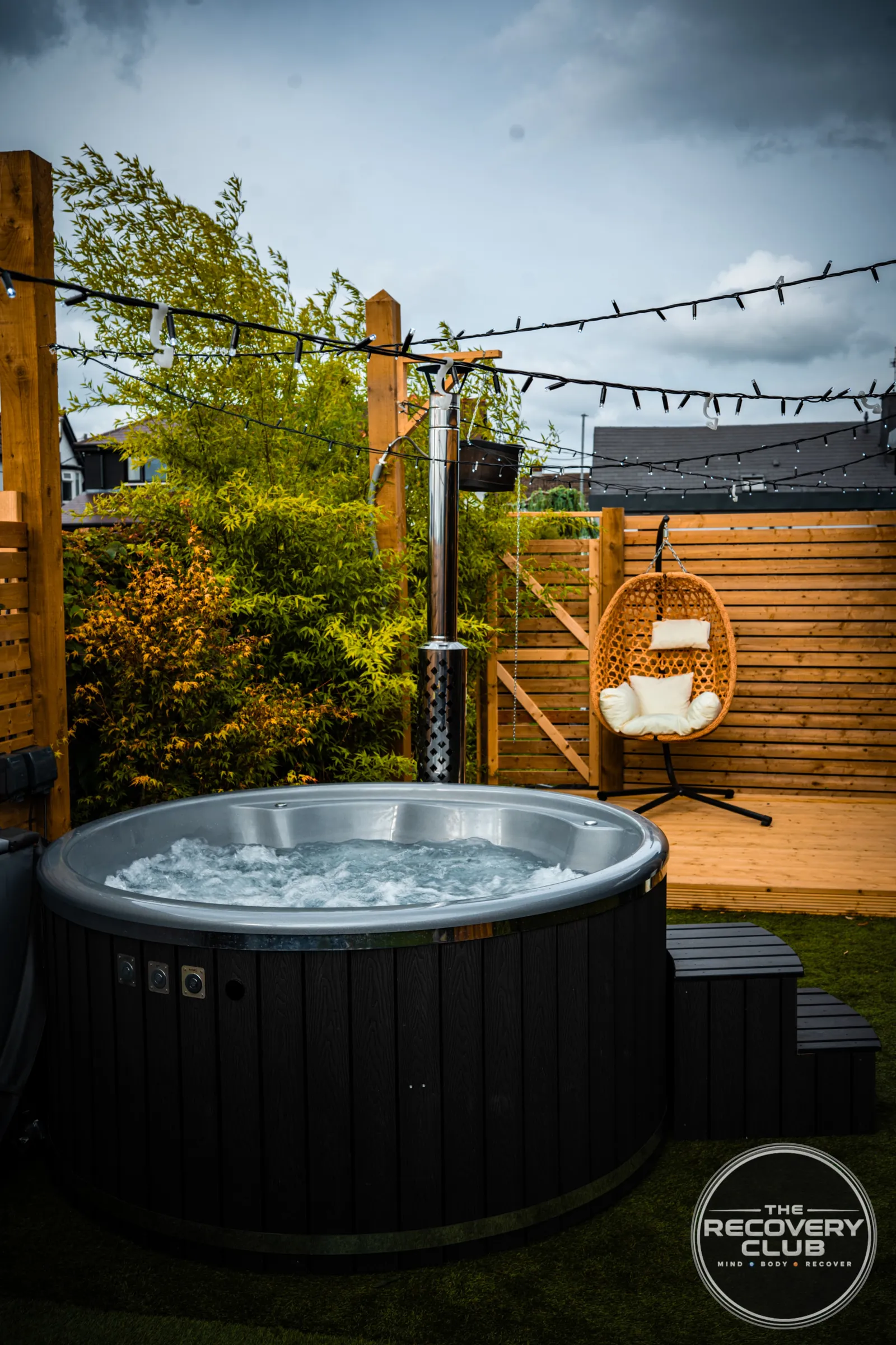 The hot jacuzzi