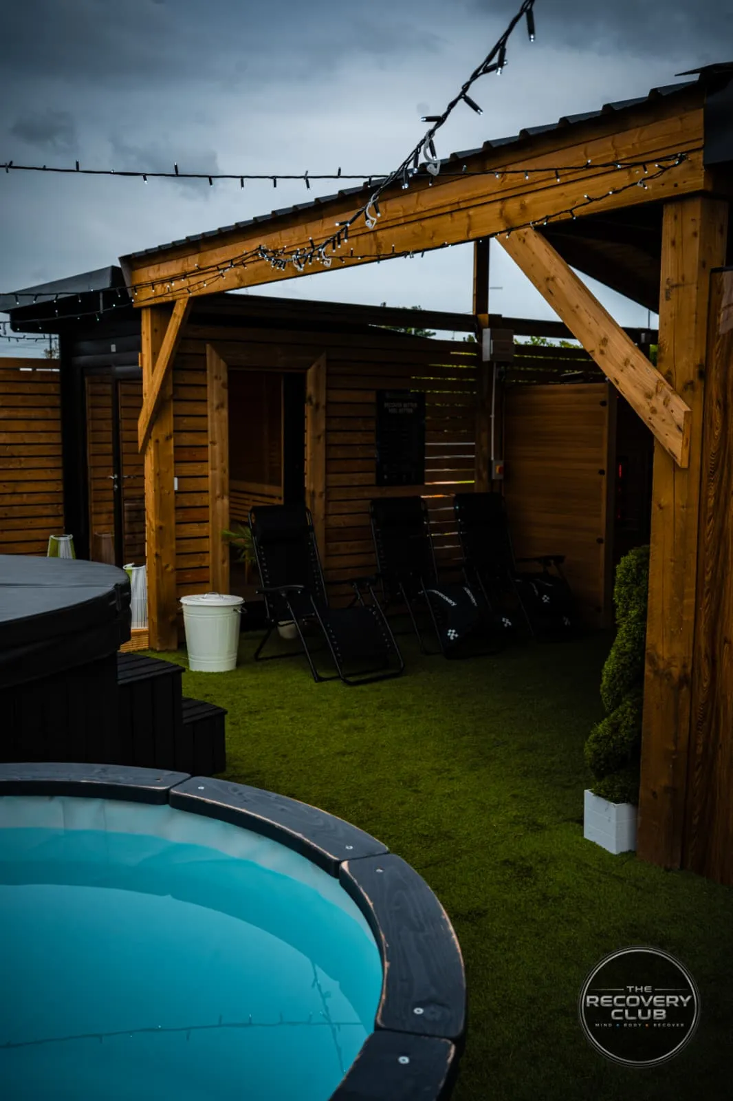 The hot jacuzzi