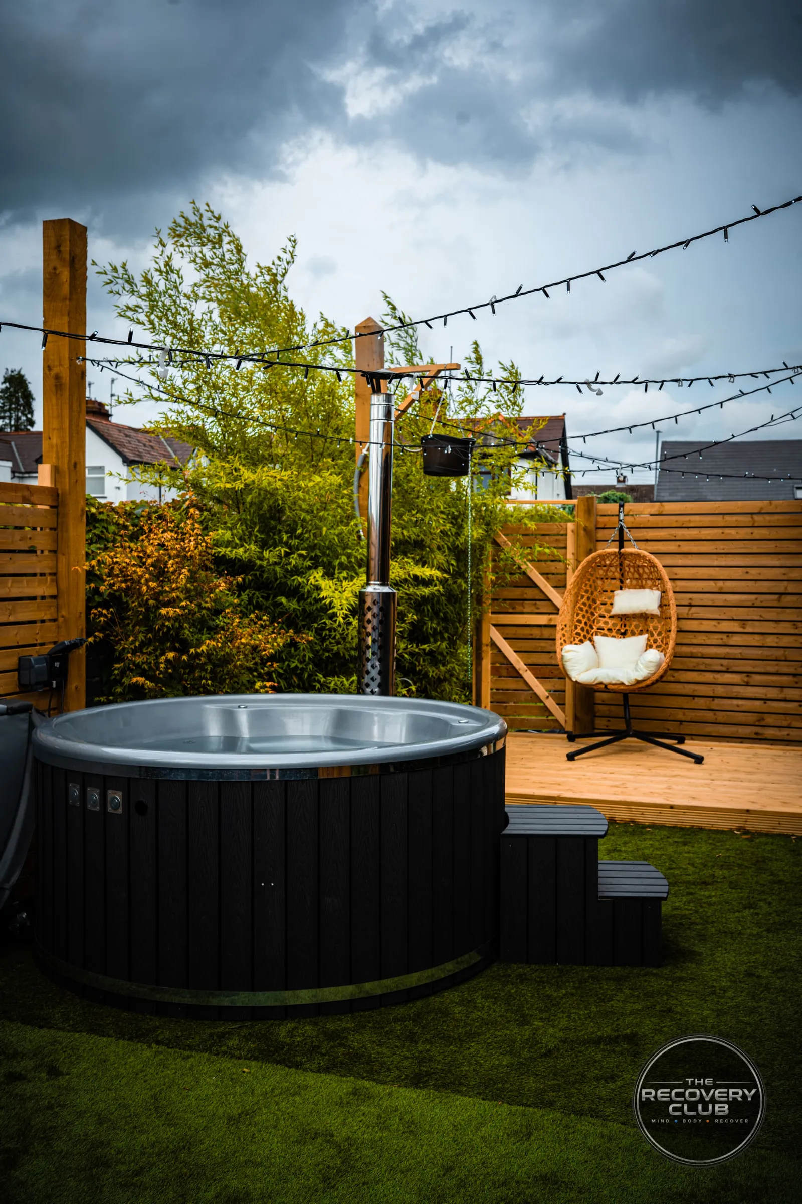 The hot jacuzzi