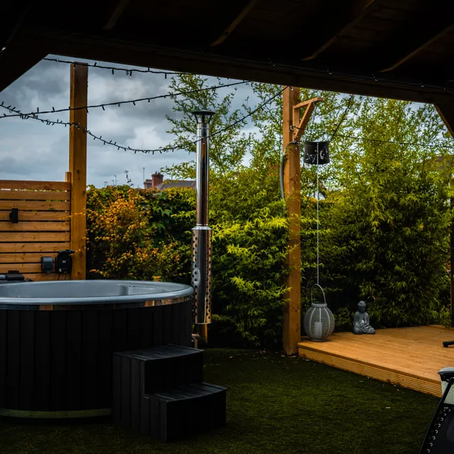 The hot jacuzzi
