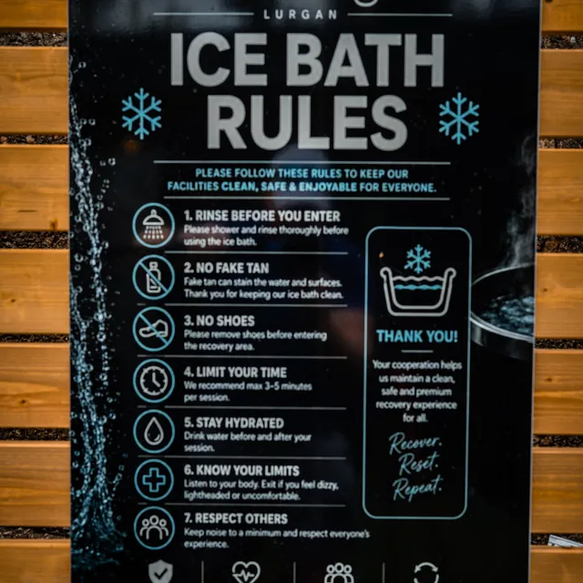 Ice bath rules